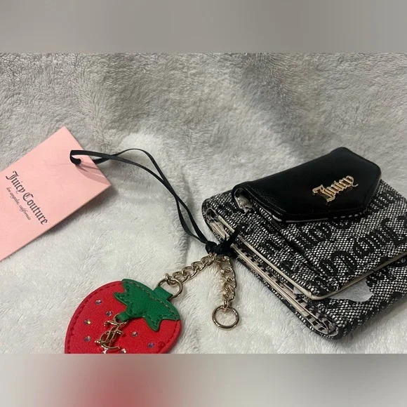 Juicy Couture strawberry wallet beige and black - Picture 10 of 10